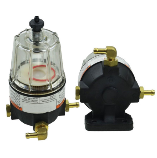 Red Fuel Petrol Filter for Yamaha Outboard 90794-46905 / 90794-46906 / 90794-46907 - WF-F2001 - RCMA